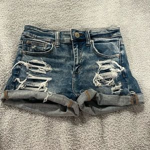 american eagle next level stretch jean short